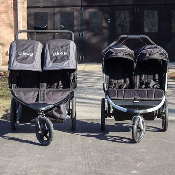 bob and thule double strollers