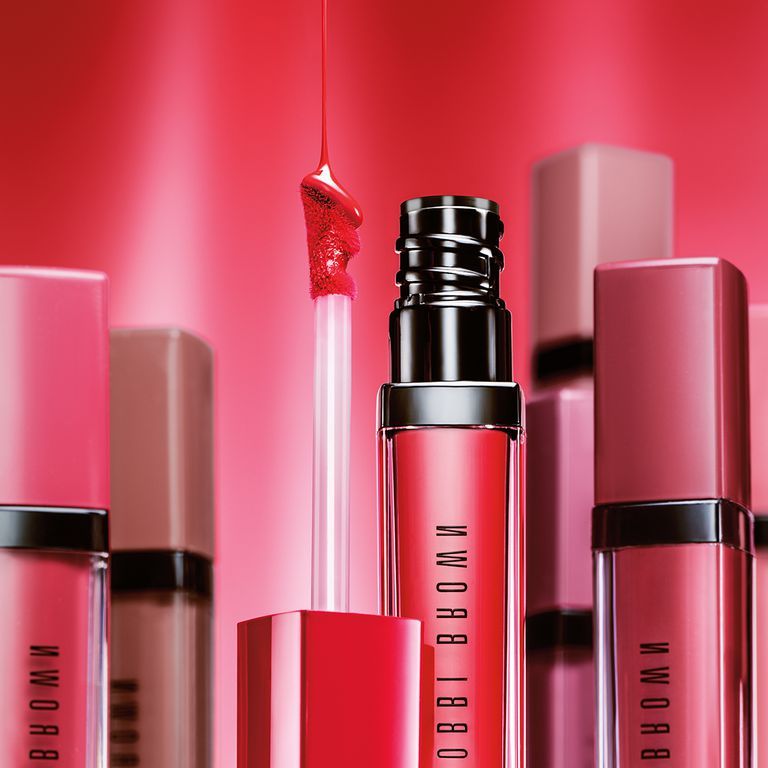 Cosmetics, Beauty, Pink, Product, Red, Lip care, Lip gloss, Lip, Material property, Tints and shades, 