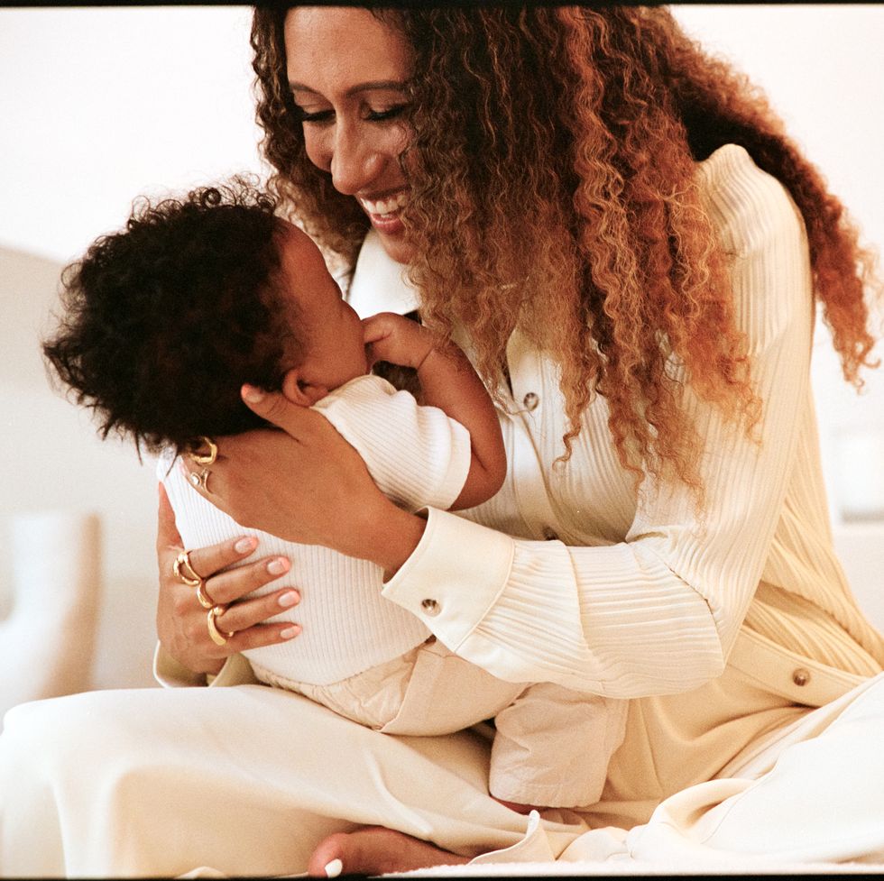 elaine welteroth with baby