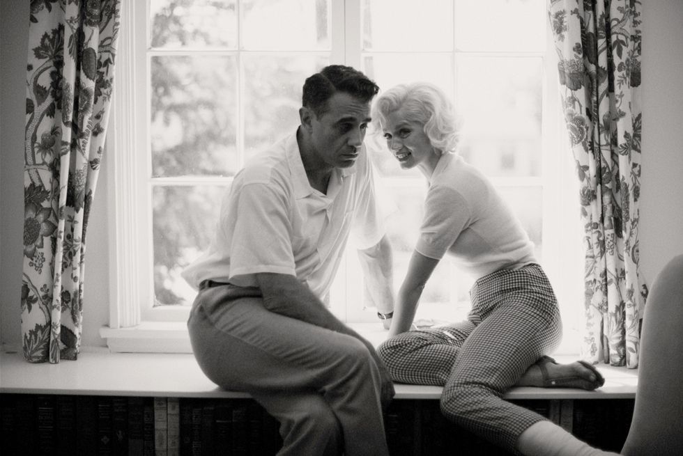 bobby cannavale and ana de armas as marilyn monroe in blonde