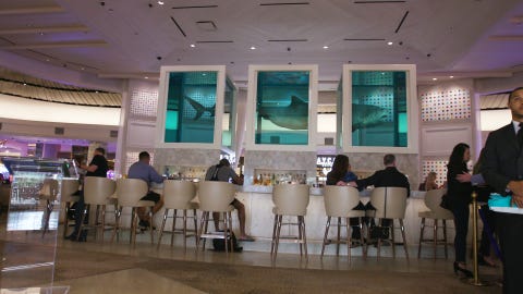 Restaurant, Building, Cafeteria, Interior design, Room, Food court, Function hall, Table, Business, 