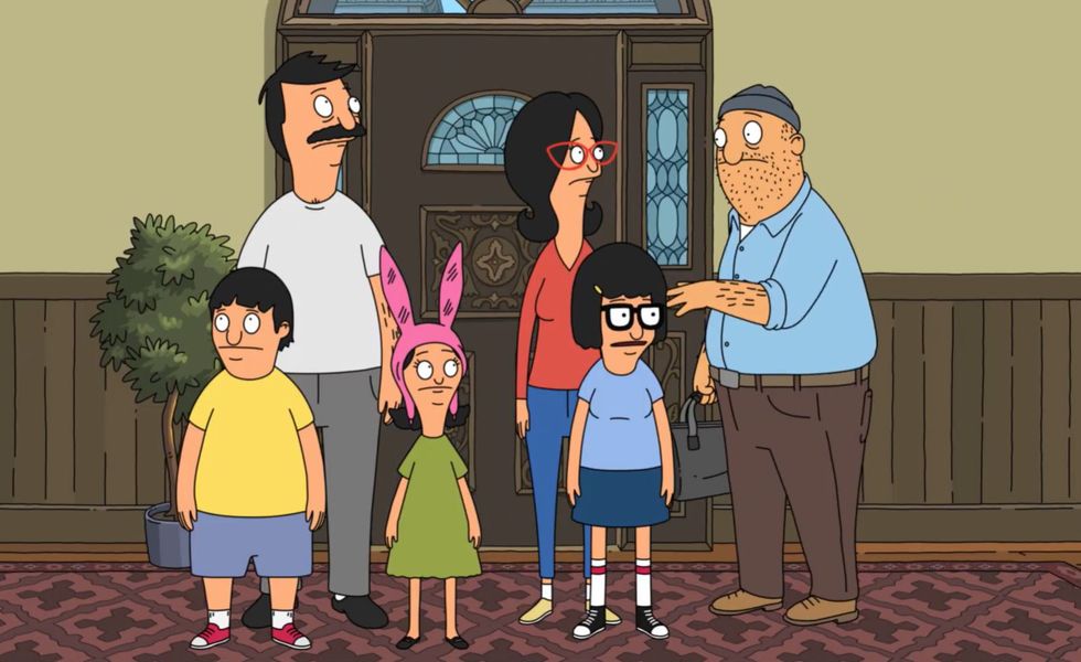 the belchers from 'bob's burgers'