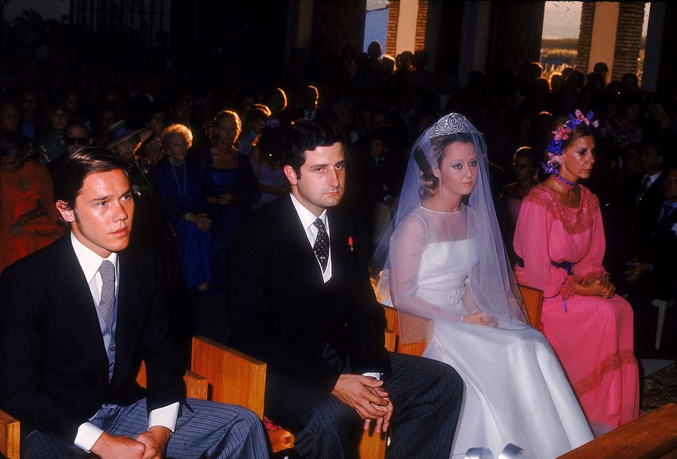 boda de  alfonso martínez de irujo con maría de hohenlohe