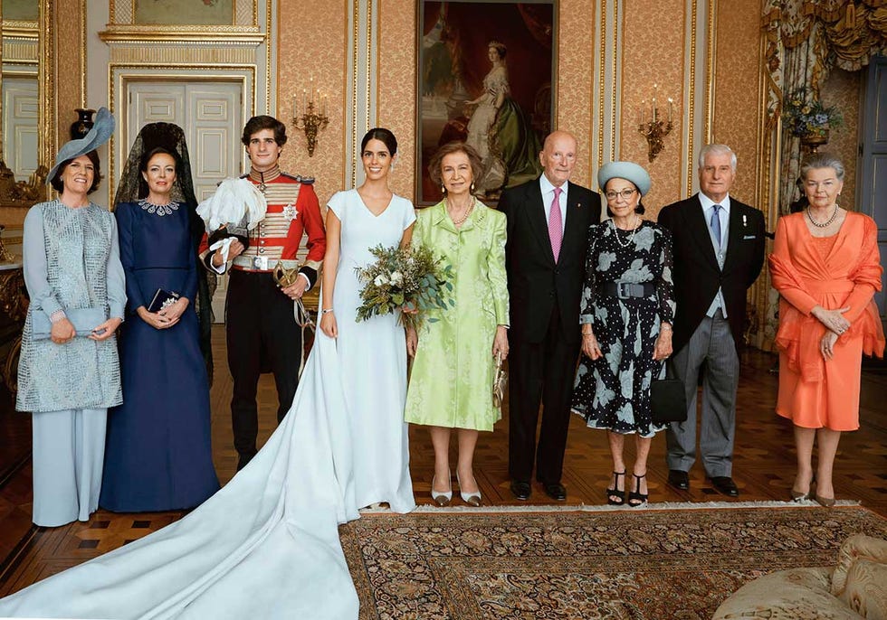 fernando fitz james stuart y sofía palazuelo, foto oficial de familia