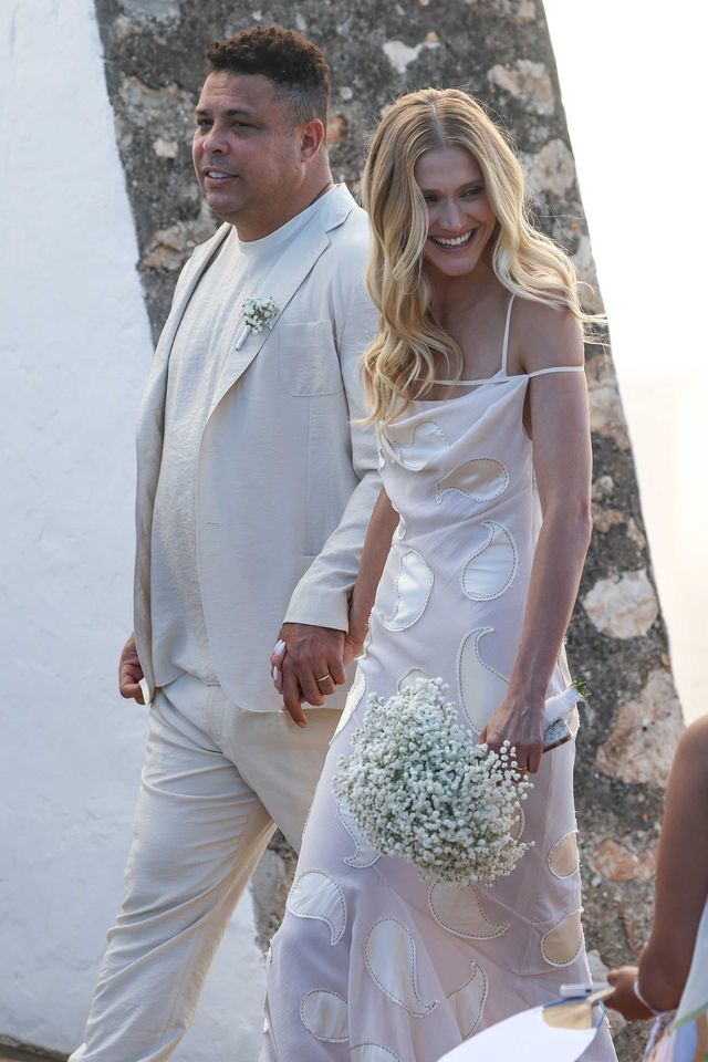 La romántica boda de Ronaldo Nazario y Celina Locks: así su fue su 'Sí,  quiero'