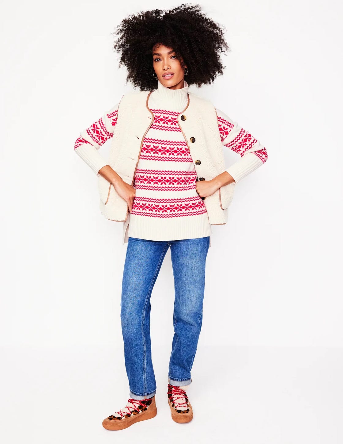 boden fair isle jumper