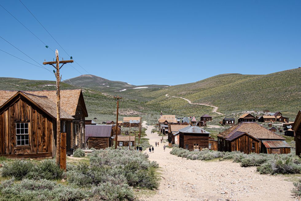 bodie, a california state park, a ghost town that was a wild west mining town.