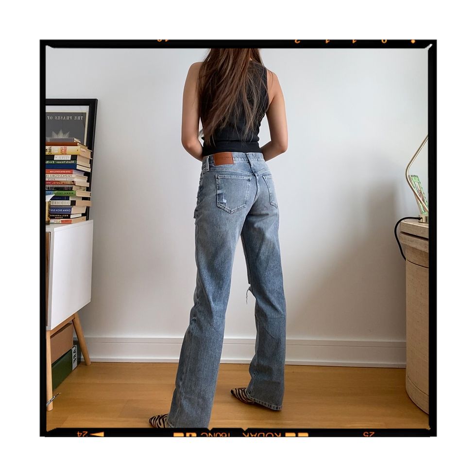Lucky Brand Blue Denim Easy Rider Straight Leg Regular Fit Jeans Women's  Size 4