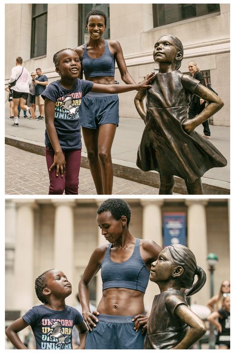 People, Child, Human, Statue, Art, Fun, Muscle, Photography, Adaptation, Collage, 