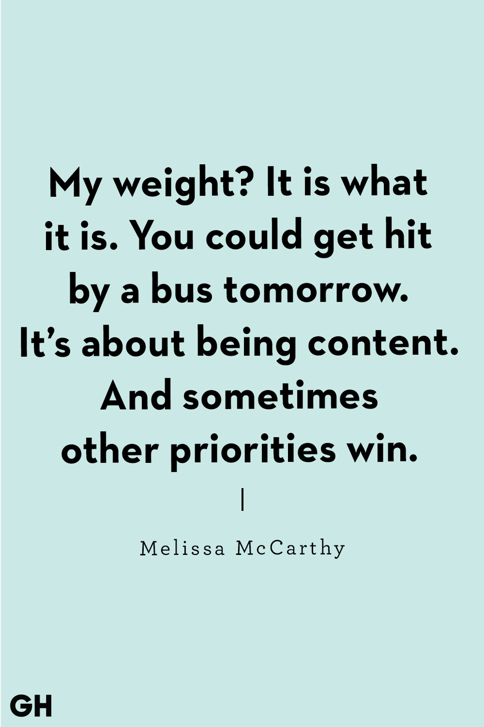 melissa mccarthy body positive quote