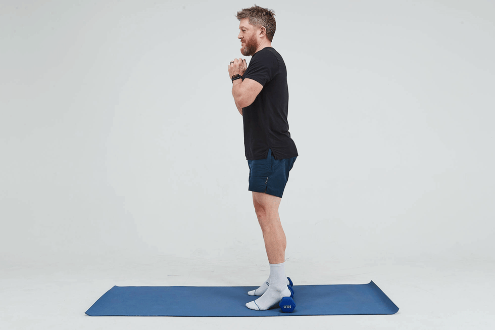 cyclist squat
