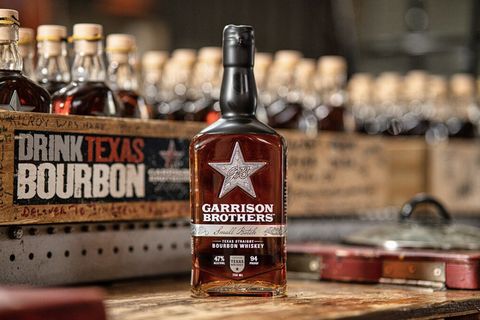 bottle of small batch whiskey from garrison brothers distillery