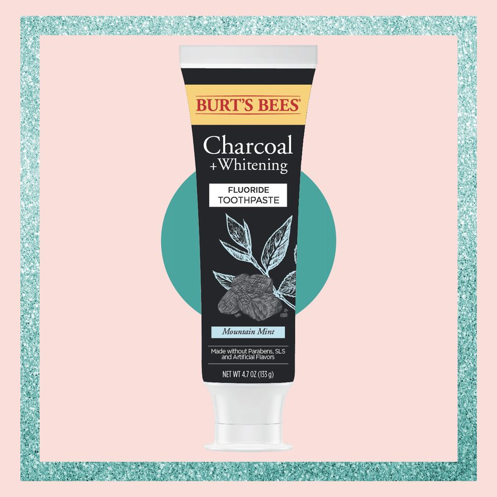 burts bees charcoal and whitening fluoride toothpaste