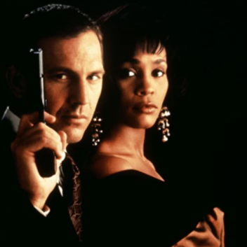 whitney houston and kevin costner from the bodyguard