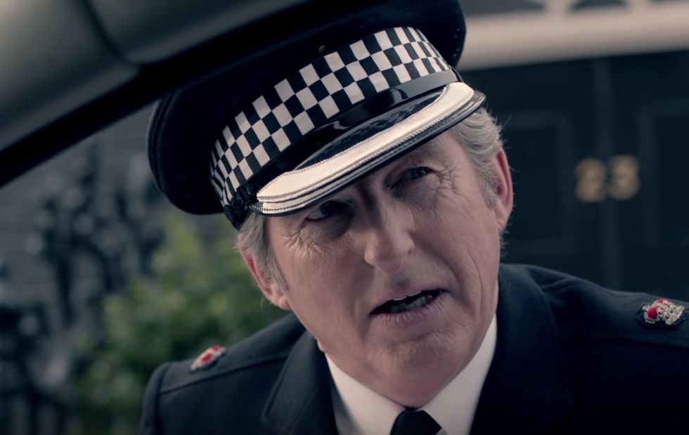 Adrian Dunbar in Bodyguard Red Nose Day skit