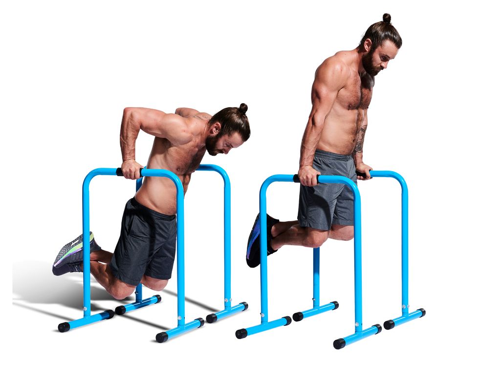 bodyweight dip parallel bars