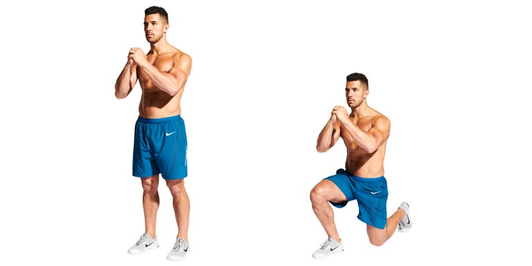 Bodyweight Leg Workout: 330-Rep Lunge Ladder Builds Bigger Legs