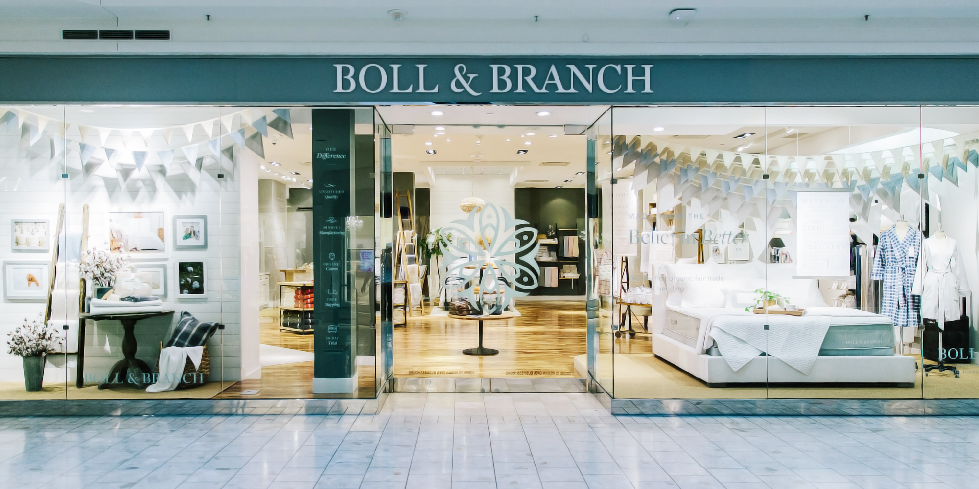 Boll & Branch opens a store at Short Hills Mall