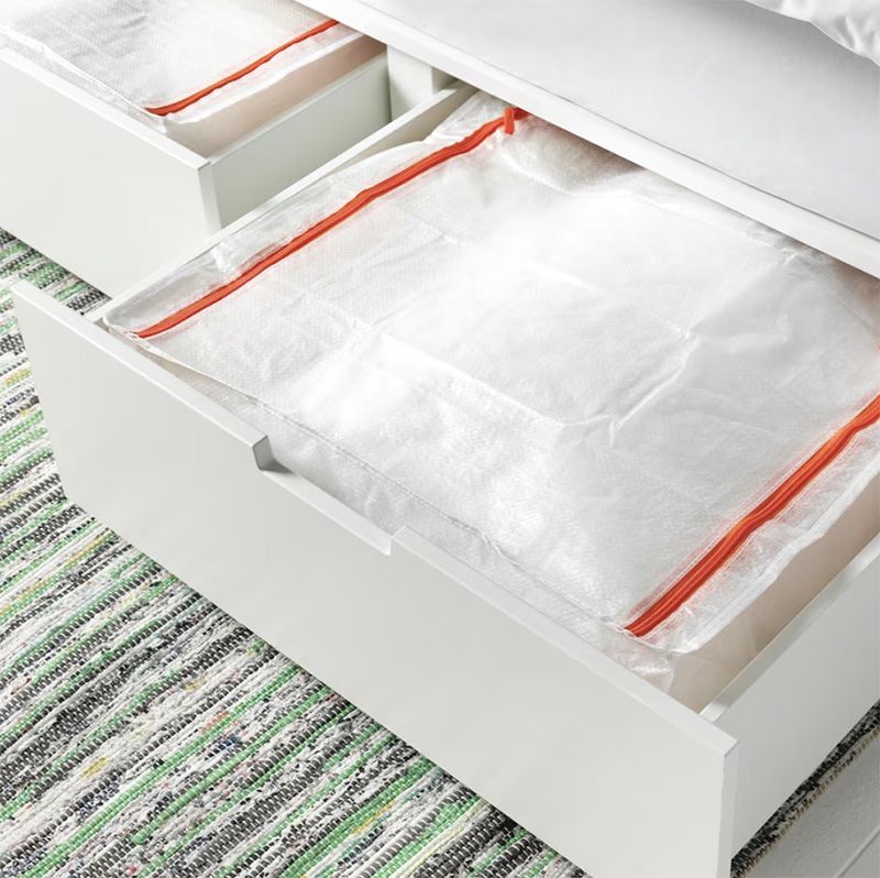 Las bolsas de almacenaje de Ikea rebajadas: el cambio de armario
