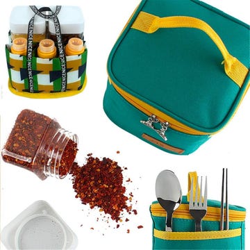 bolsa de viaje para especias de cocina