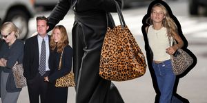 el bolso tote y 'shopper' de leopardo que las famosas llevaban en los 90 será tendencia en primavera 2024
