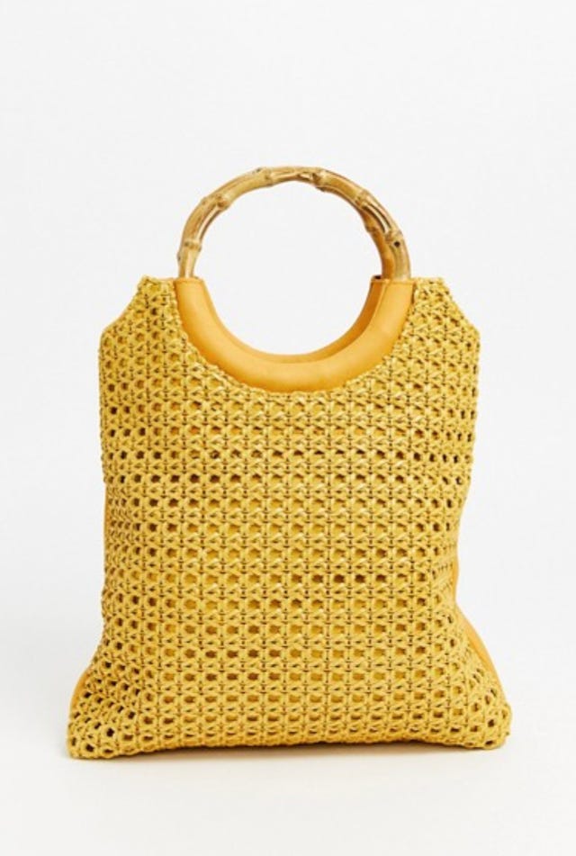 bolso tote amarilllo