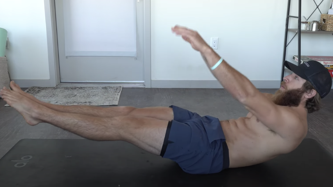 Floor L-sit exercise instructions and videos