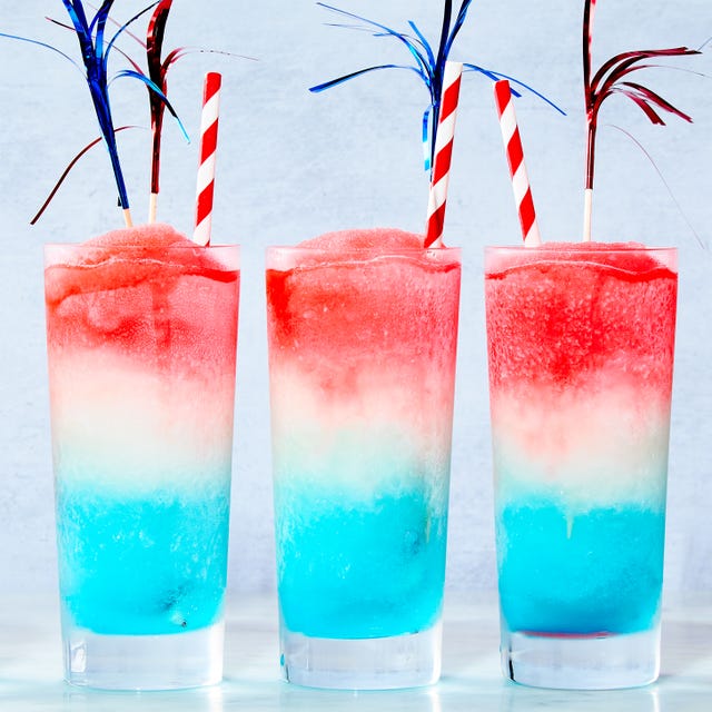 frozen bomb pop cocktails