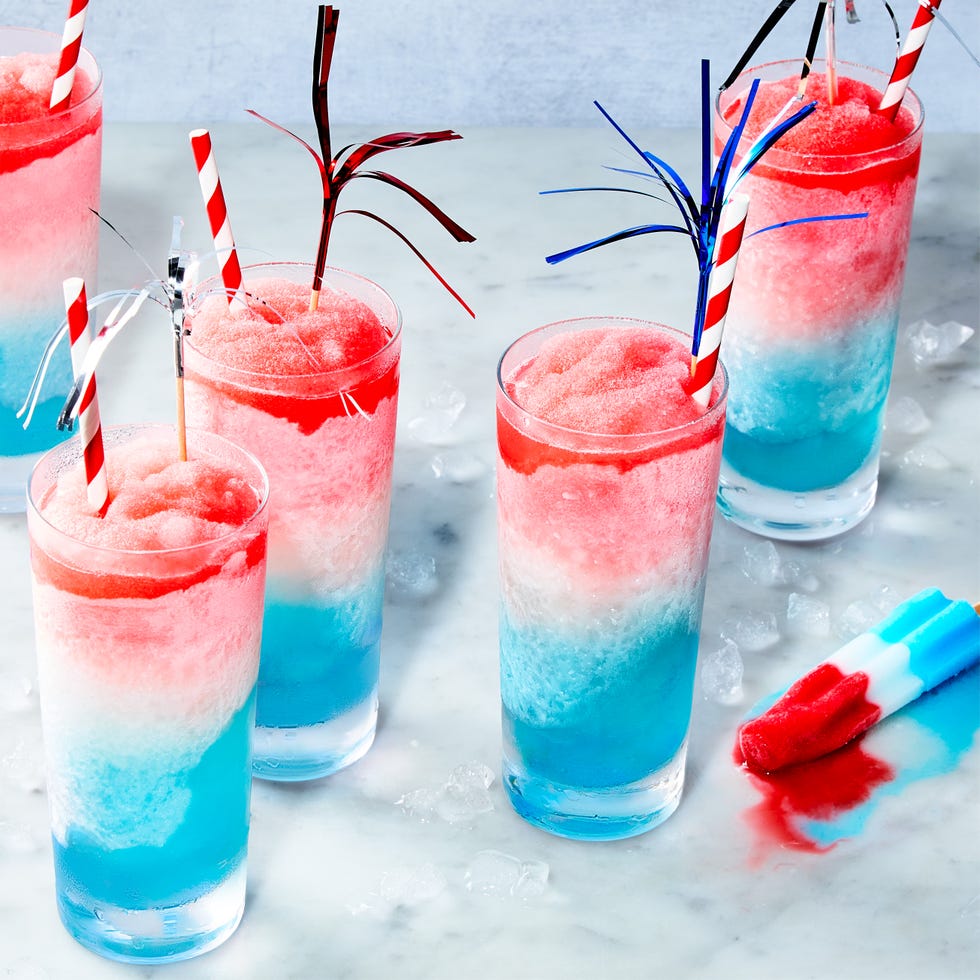 frozen bomb pop cocktails