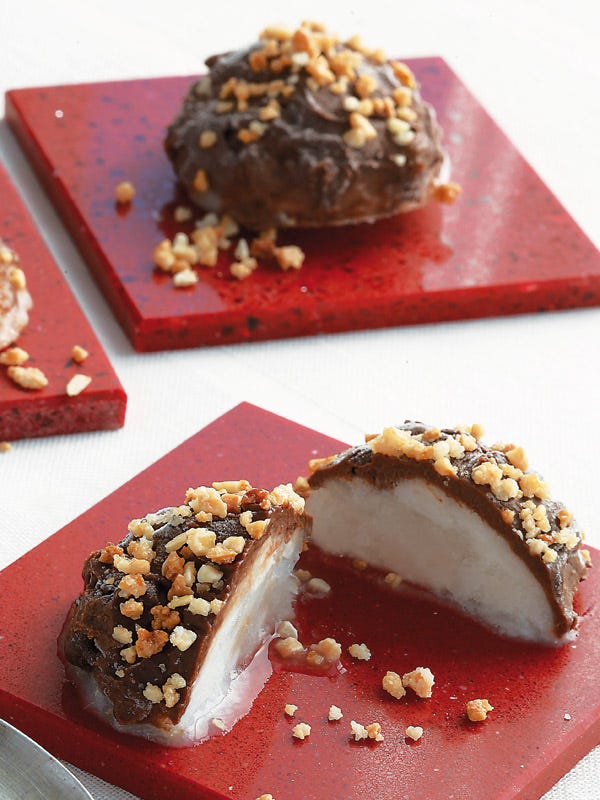 bombón de vainilla almendrado