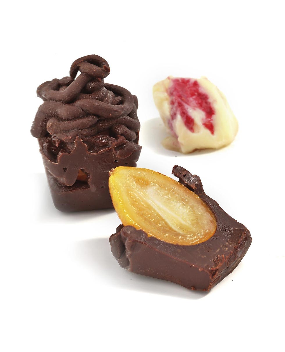 bombones con frutas