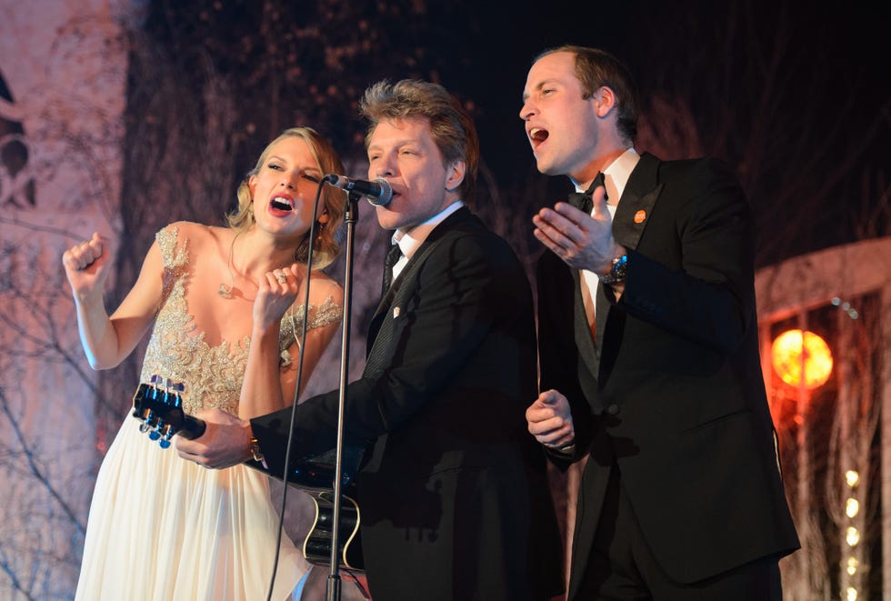 Prince William, Bon Jovi, Taylor Swift