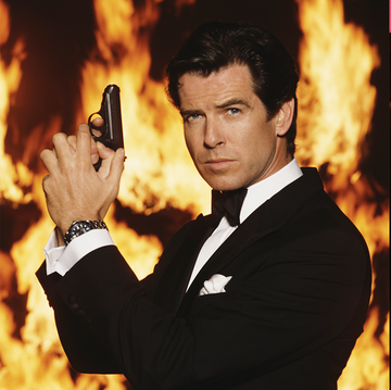 映画「007」でジェームズ・ボンド役を演じたピアース・ブロスナン