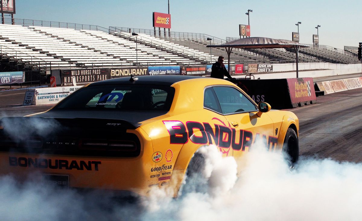 Dodge Challenger Hellcat at Bondurant Racing School