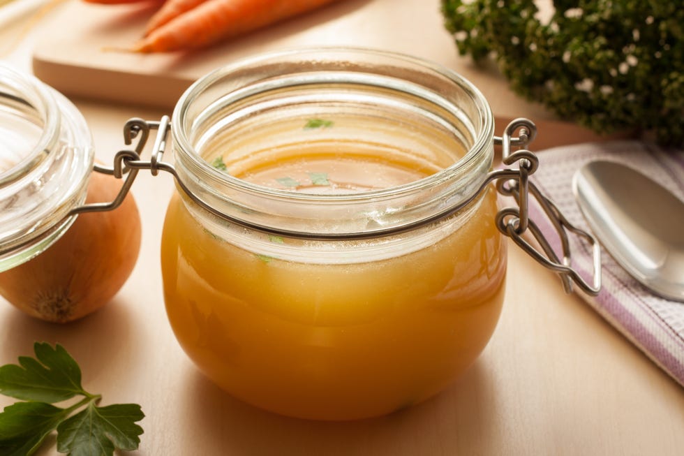 bone broth made from chicken