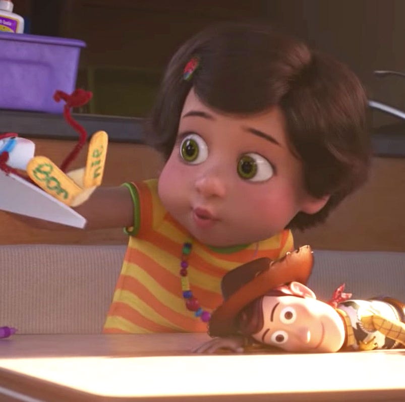 Bonnie is the true villain of Toy Story 4