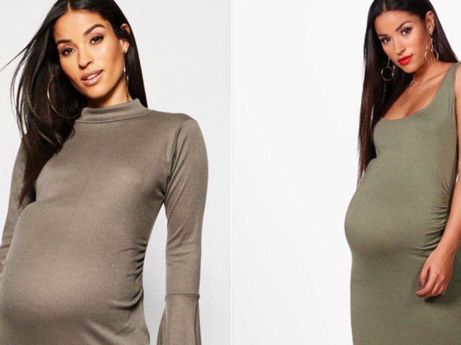 People think Boohoo has been putting pillows under models' clothes to sell  their maternity range
