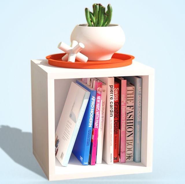 Narrow Space Saving Side End Sofa Table with Storage Book Shelf- Slim  Narrow End Table with Magazine Shelve