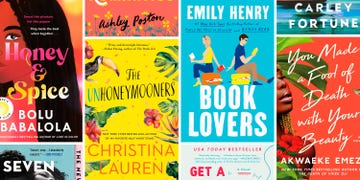 a collage of romance novels in a roundup of the best romance novels 2023