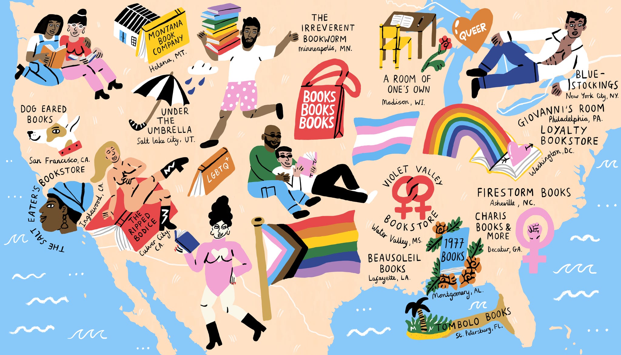 lgbtq owned bookstores