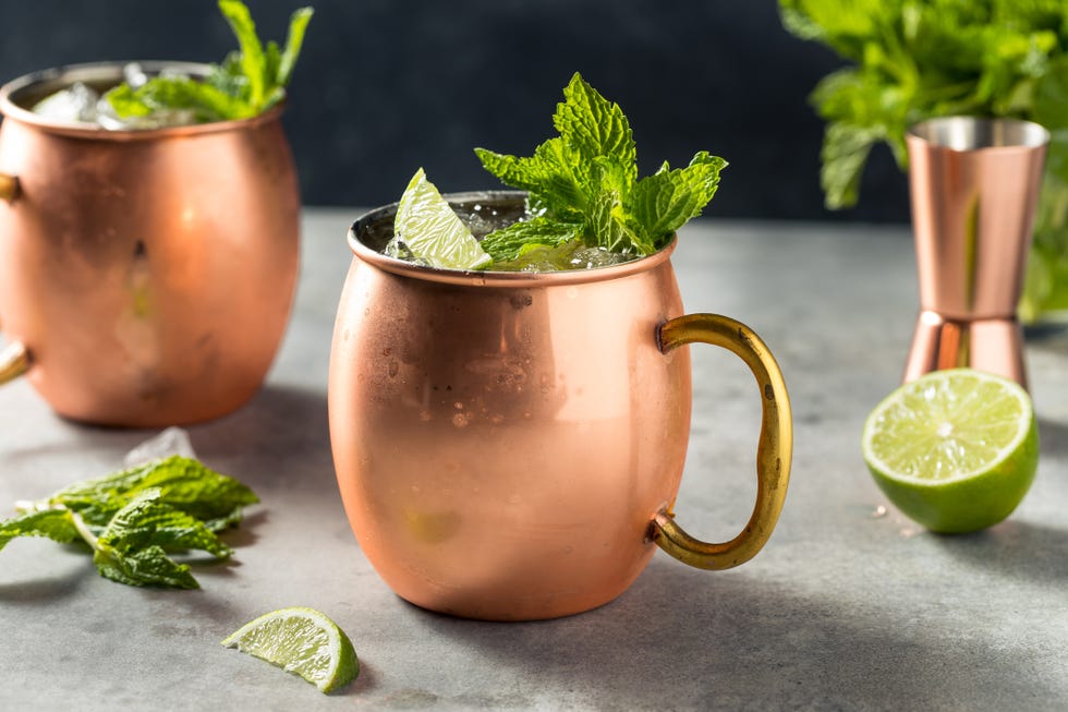 boozy refreshing irish mule cocktail