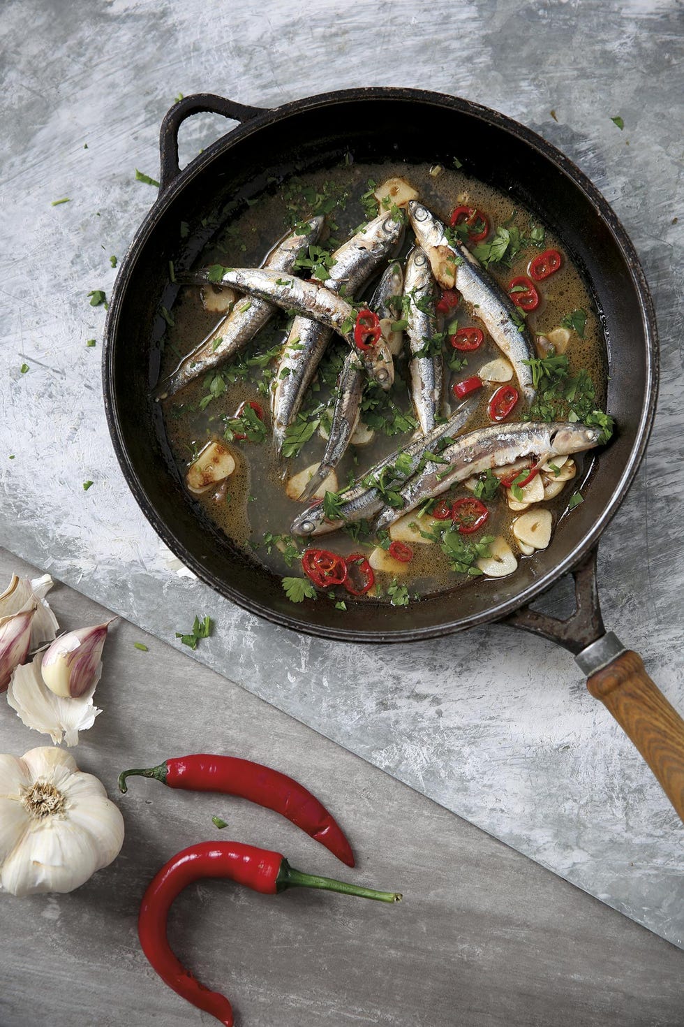 boquerones a la sartén