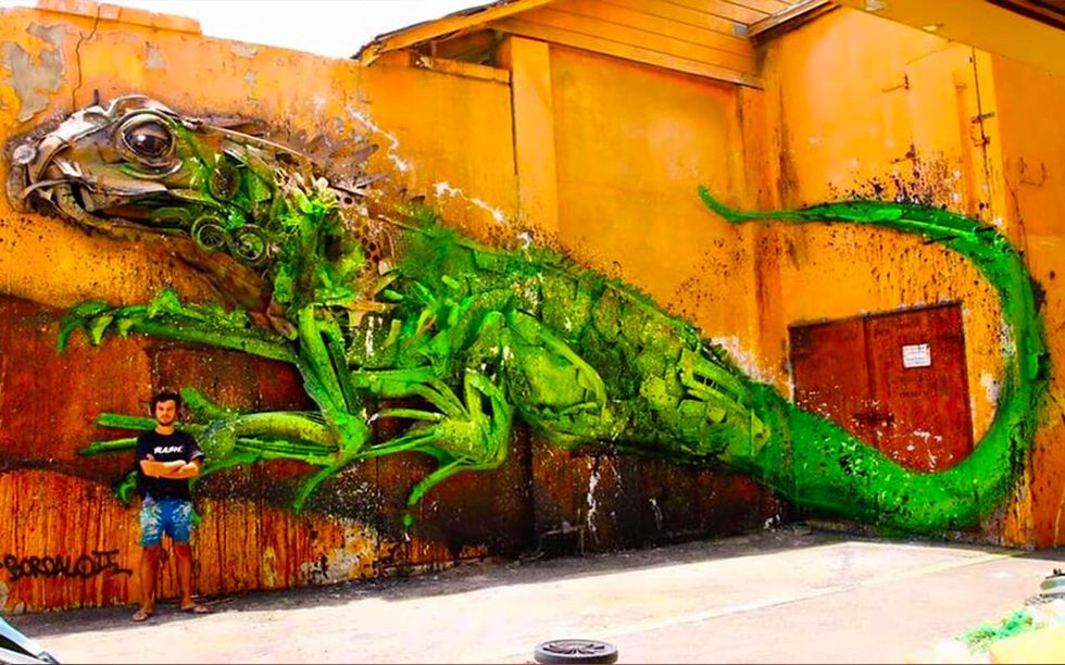 Street art, Green, Graffiti, Art, Wall, Mural, Painting, Visual arts, 
