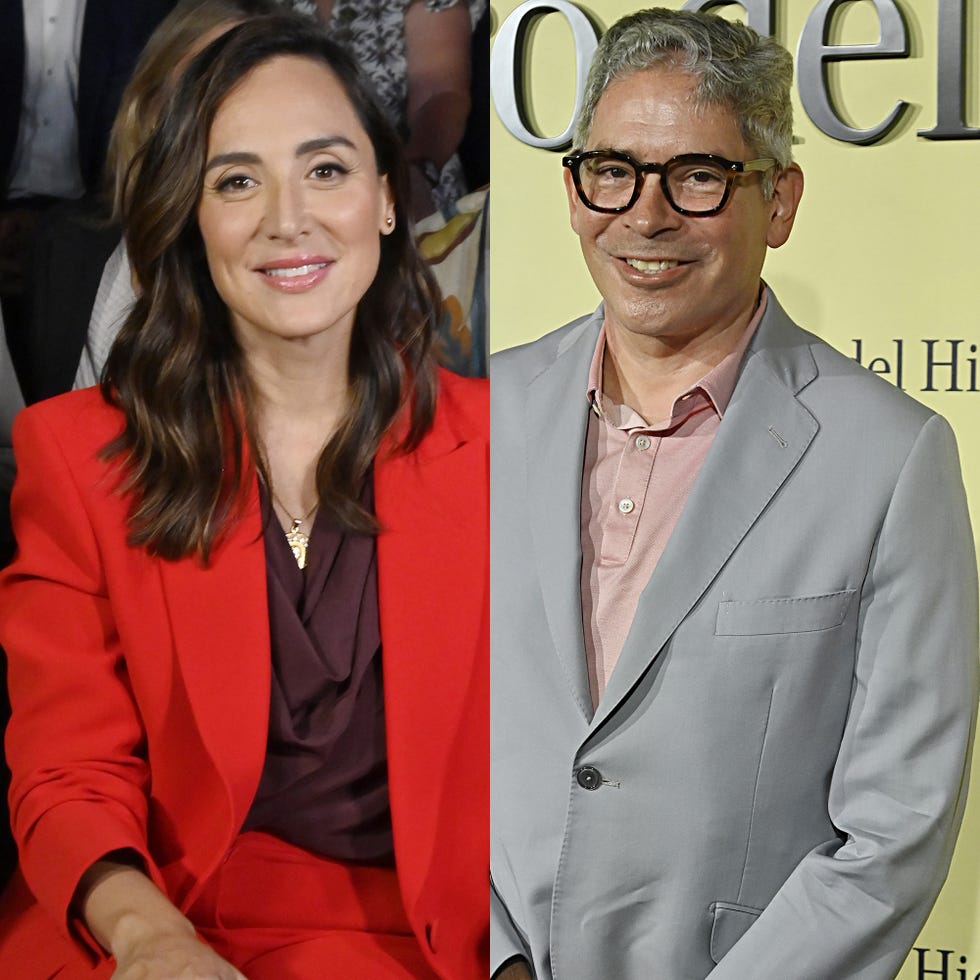 boris izaguirre y tamara falco se reconcilian en el desfile de pedro del hierro