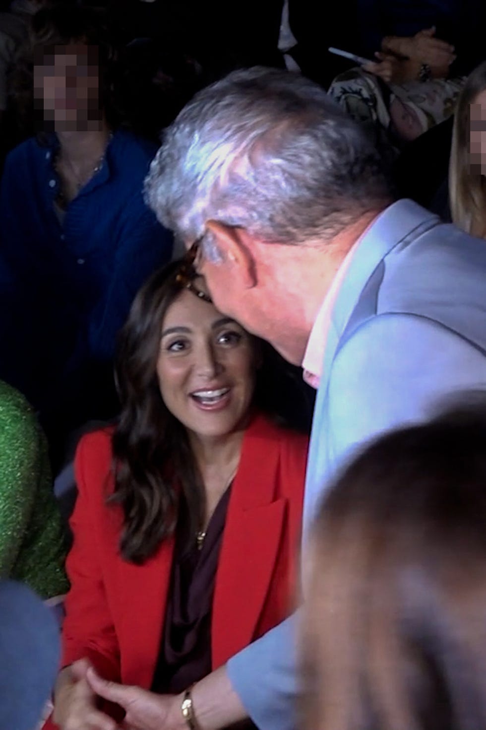 boris izaguirre y tamara falco se reconcilian en el desfile de pedro del hierro
