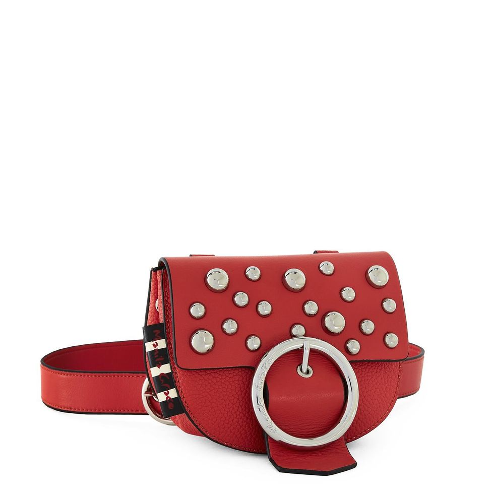Red, Belt, Fashion accessory, Pink, Leather, Collar, Buckle, Design, Belt buckle, Dog collar, 