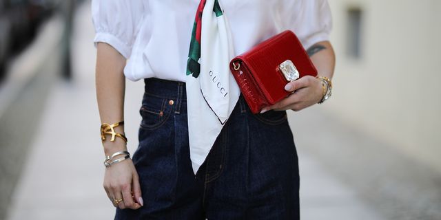 White, Red, Green, Street fashion, Wallet, Jeans, Fashion, Leather, Shoulder, Coin purse, 