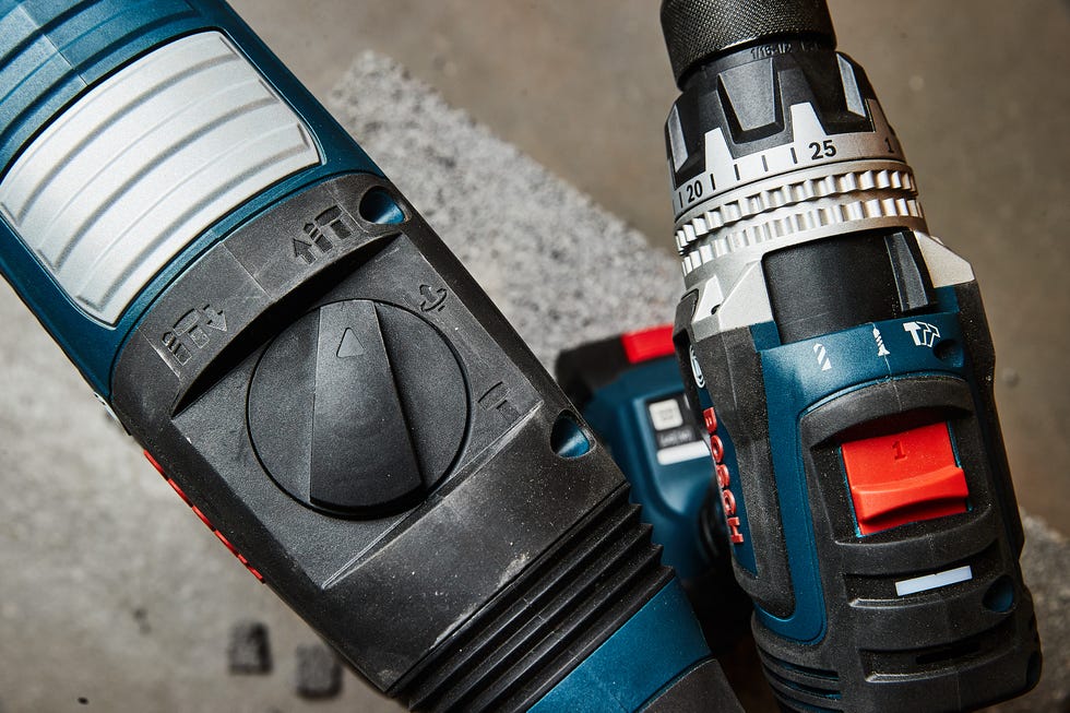 bosch hammer drill mode switches