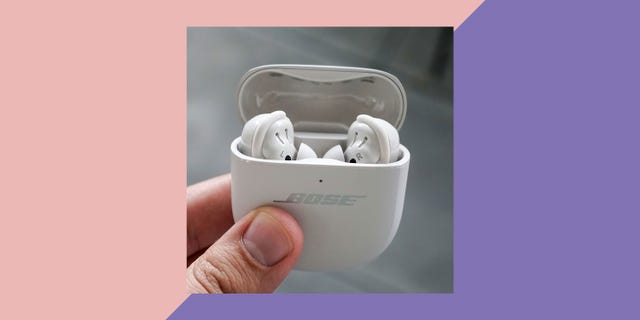 bose wireless earbuds in their charging case