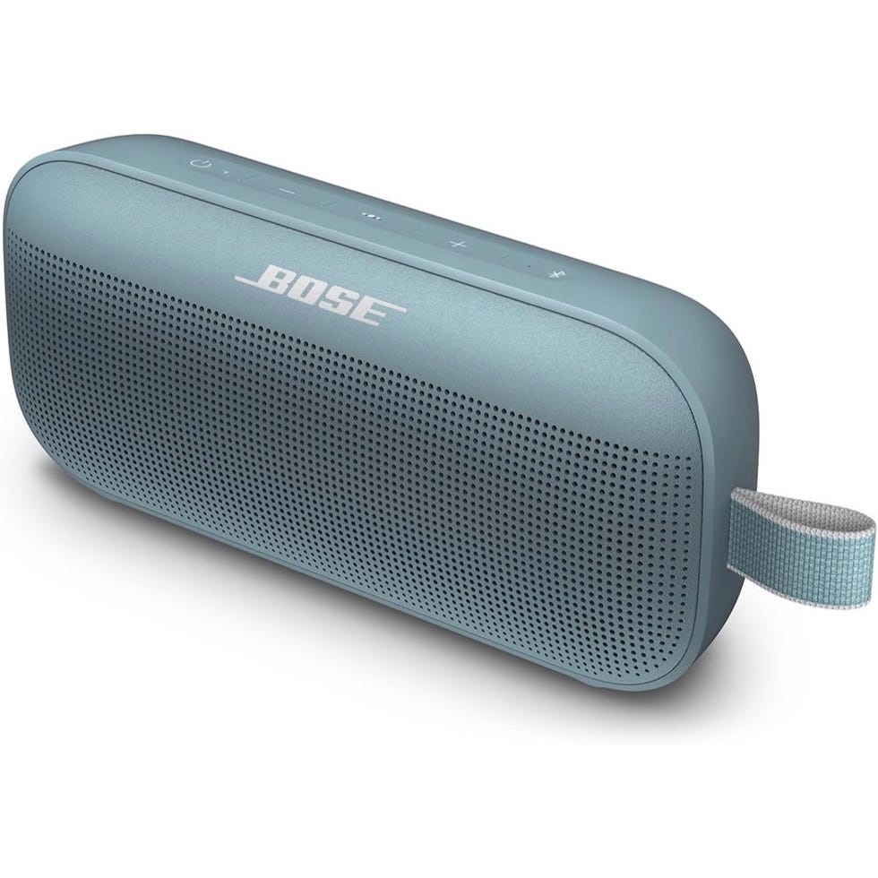 the bose soundlink flex portable speaker shown against a white background